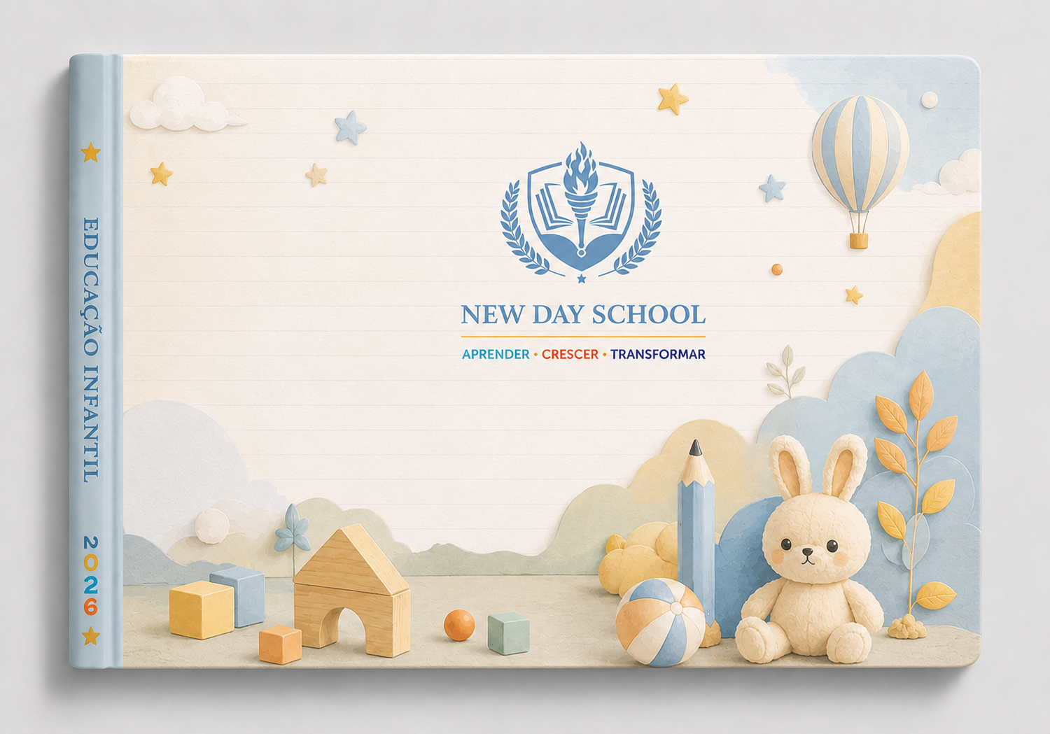 Capa de Yearbook — Educação Infantil