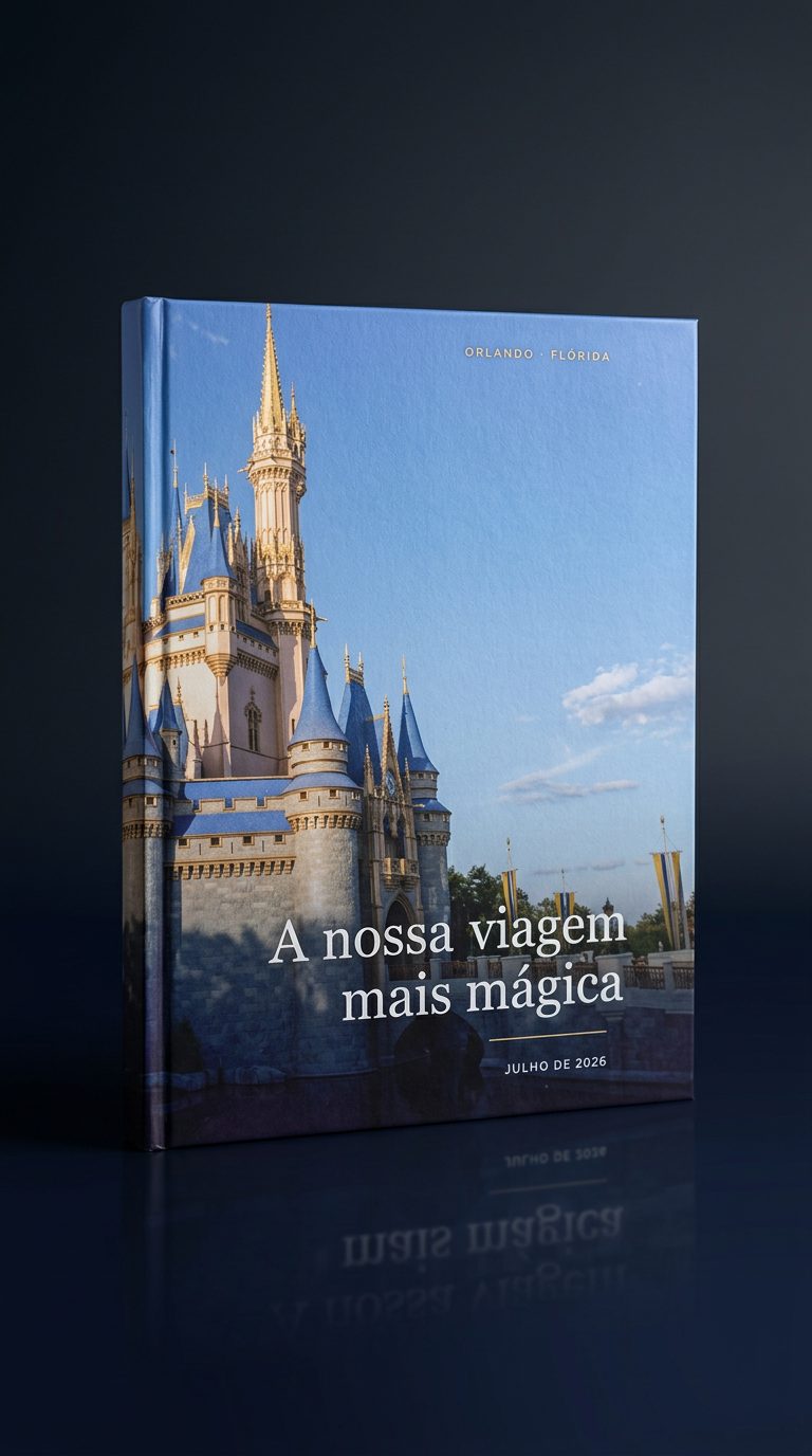Capa dura fosca do livro vista em ângulo, mostrando a lombada e a espessura